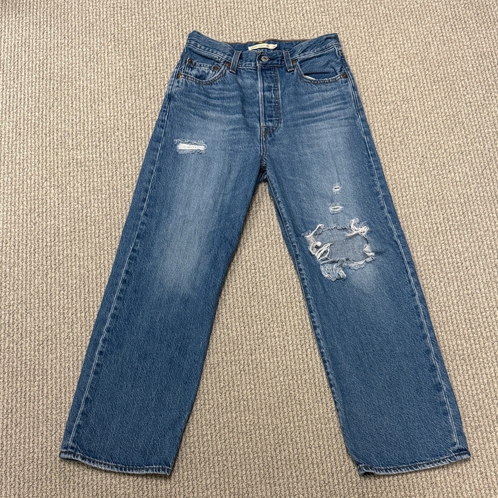 Levi's Ribcage Straight Ankle Jeans, Size 26